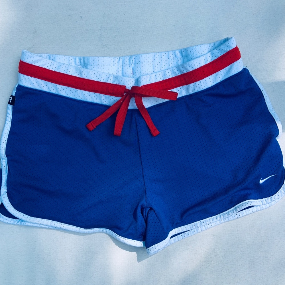 Nike blue mesh shorts